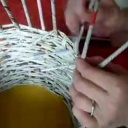 Pletení z papíru a jeho ukončení - video
