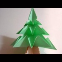 Složte si pěkný origami vánoční stromek - video