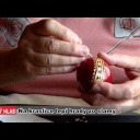 Zdobené velikonoční kraslice slámou - video
